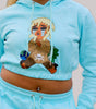 Toxic Energy Drains Me Cropped Hoodie