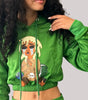 Toxic Energy Drains Me Cropped Hoodie