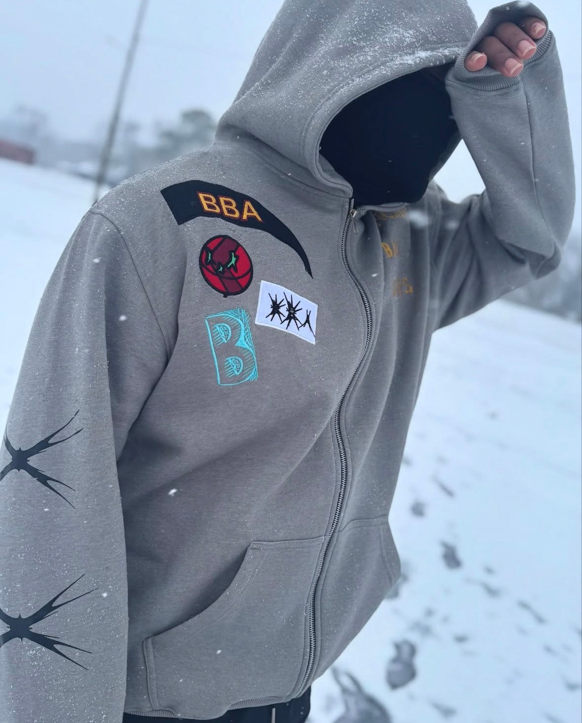 PATCH JACKET “Grey”