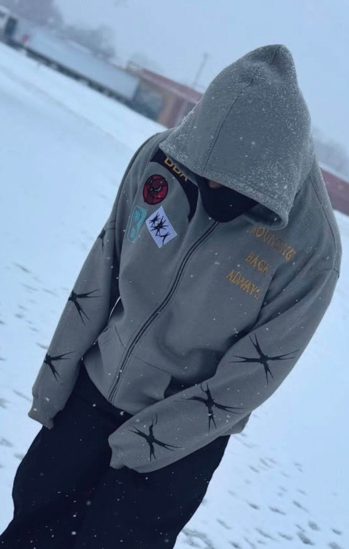 PATCH JACKET “Grey”