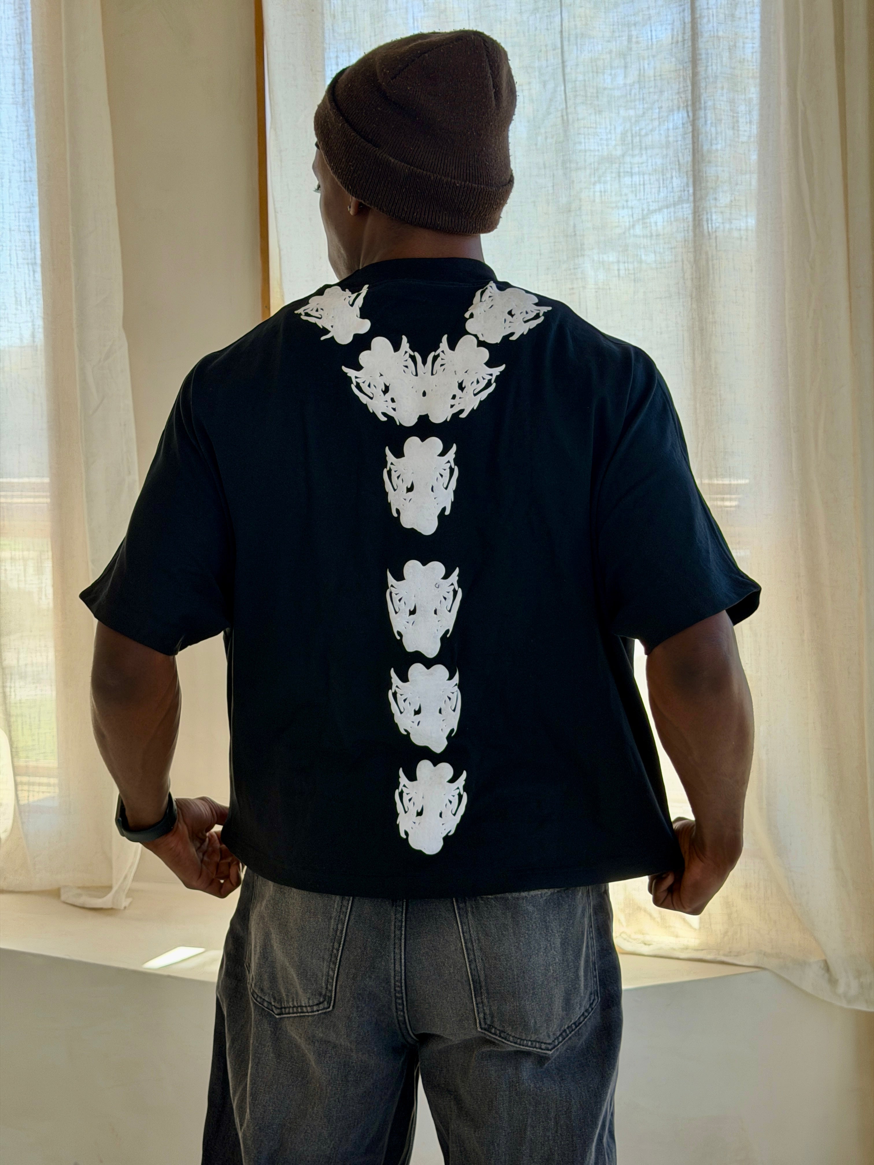 Spiky sincerely BBA Black Boxy Tee