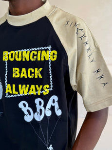 BBA two toned boxy tee