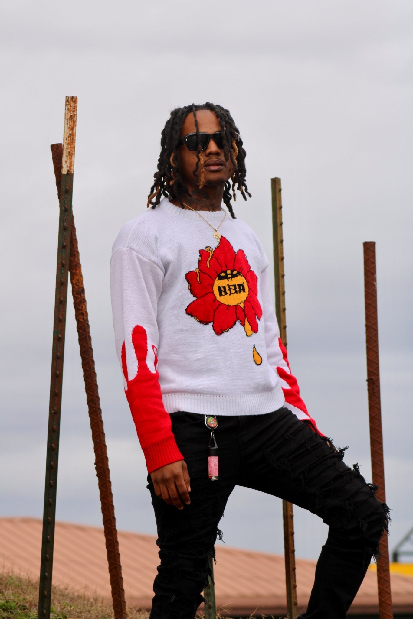 BBA Knitted Sunflower sweater - SINCERELY BBA