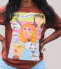 Brown Female Graphic Tshirt - SINCERELY BBA