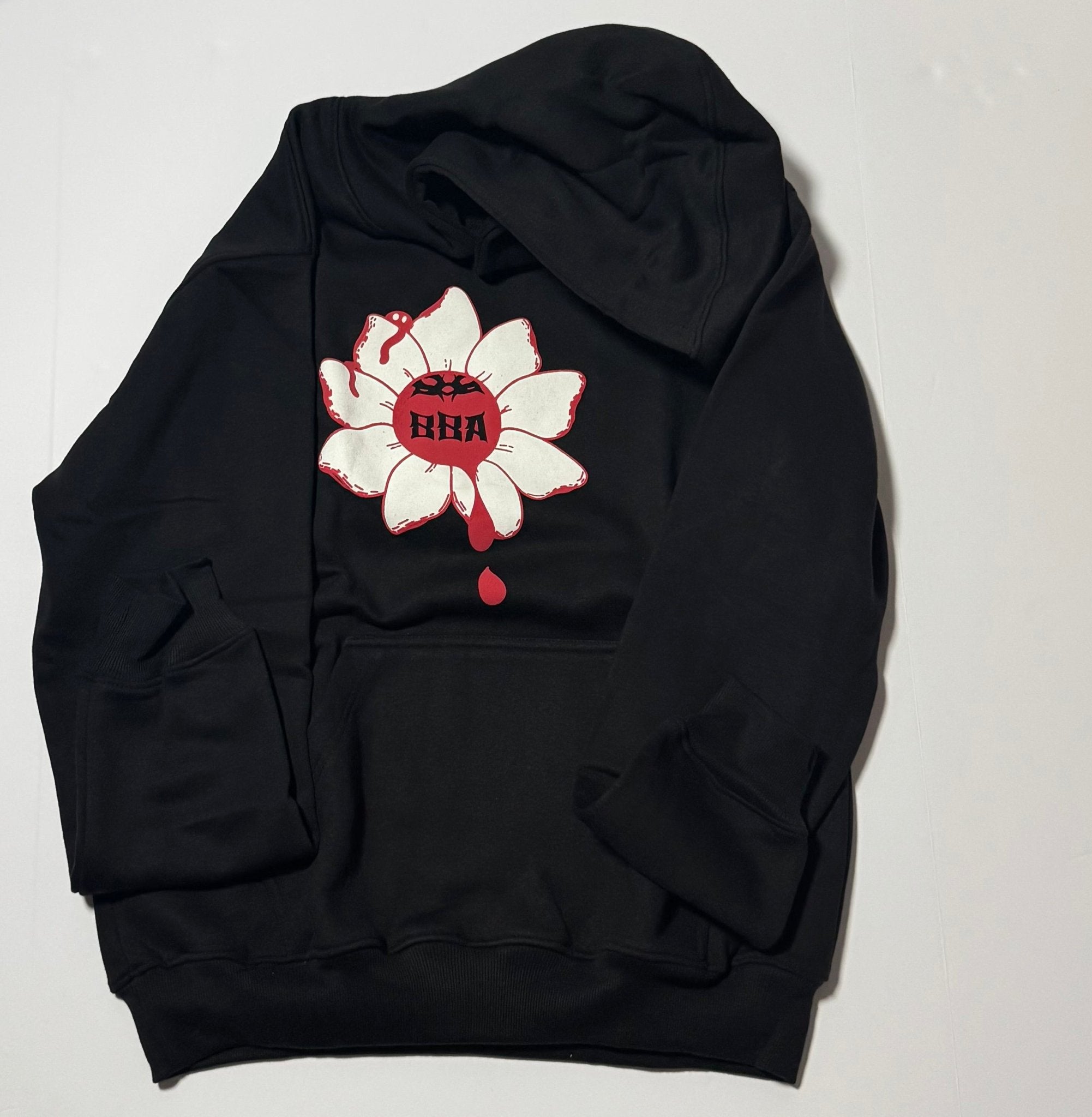 DRIP SUNFLOWER HOODIE “Black” - SINCERELY BBA
