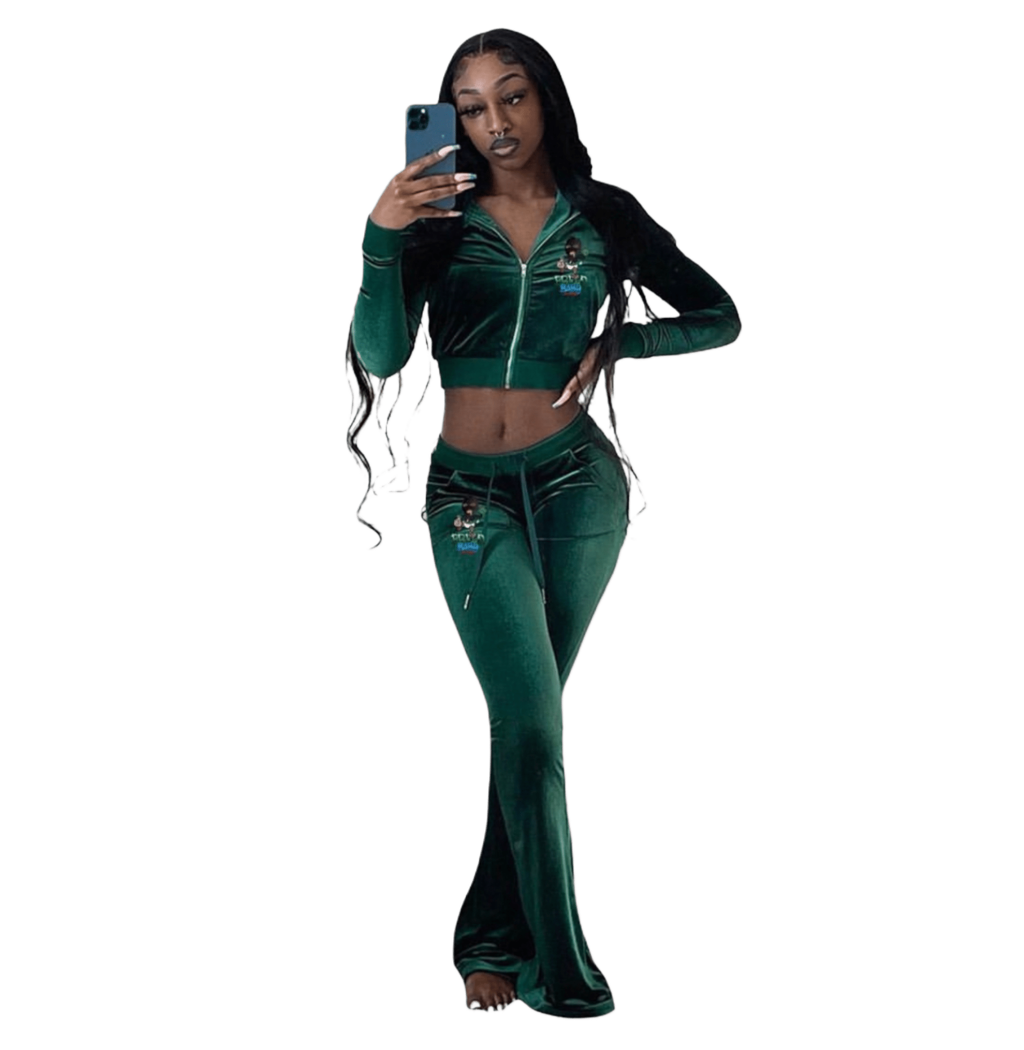 FEMALE CROPPED ZIPUP SET - SINCERELY BBA