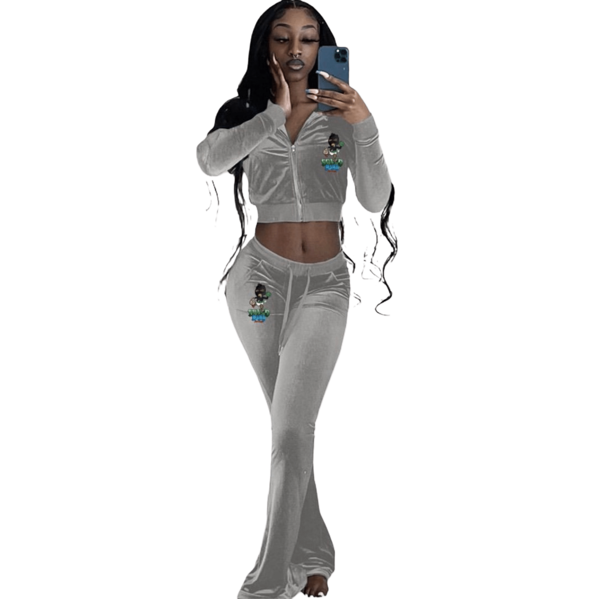 FEMALE CROPPED ZIPUP SET - SINCERELY BBA