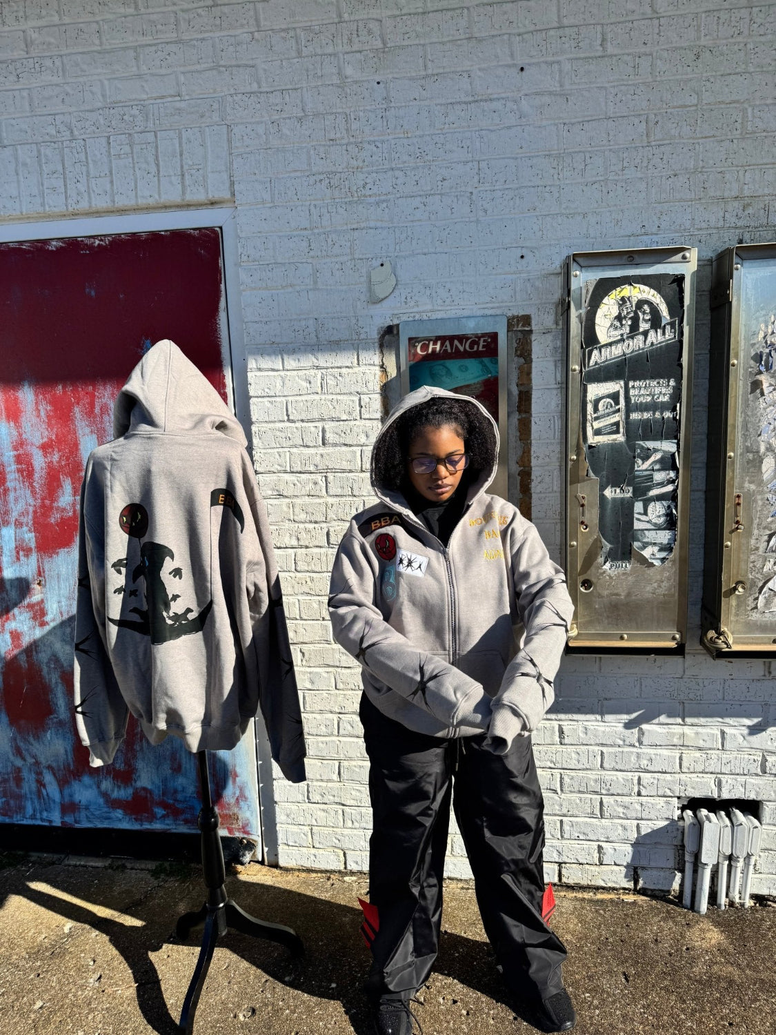 PATCH JACKET “Grey” - SINCERELY BBA